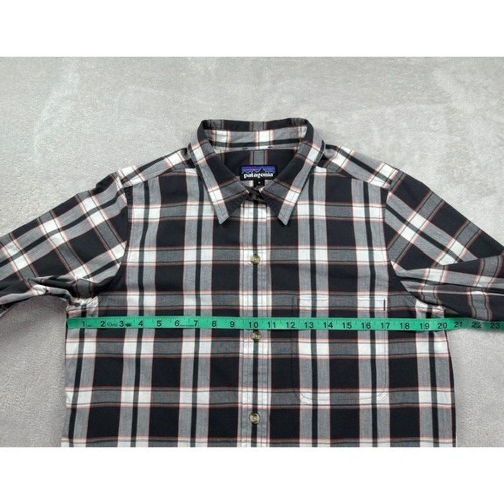 Patagonia Shirt Womens Medium Plaid Long Sleeved Island Hopper Fishing Outdoors - Picture 11 of 15